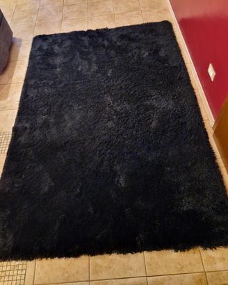 Tappeto SHAGGY nero pelo lungo