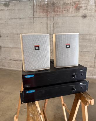 Impianto audio per attività commerciali