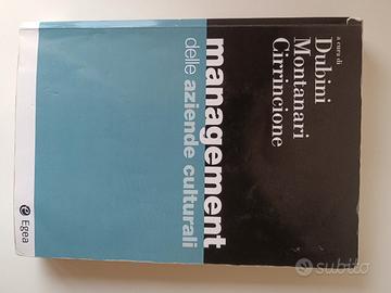 Libro Management delle aziende culturali, Dubini