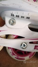 pattini  regolabili (30/33) in linea bimba 