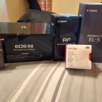 canon R8 kit completo