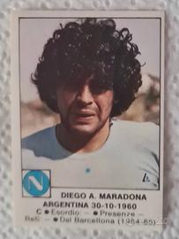 Figurina calciatori edis 1984-85 Maradona