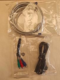 Lotto 3cavi Nuovi:ethernet,comp/jack,alimentazione