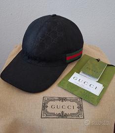 Cappello Gucci Originale Taglia xs 56cm Nero