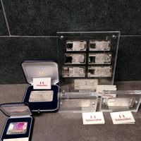 lingotti da esposiz. arg. 999 e 925