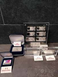 lingotti da esposiz. arg. 999 e 925