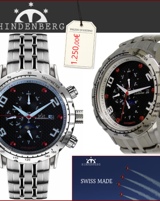 HINDENBERG™ ★ INDEPENDENCE STEEL BLACK ★ 20 RUBINI