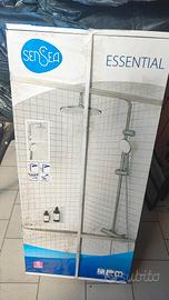 set doccia con miscelatore termostatico e finitura