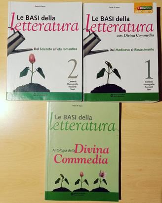Le basi della Letteratura 1 + 2 + Divina Commedia
