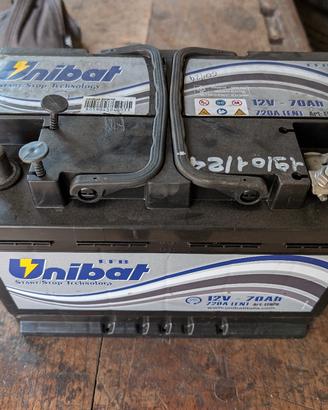 batteria unibat start and stop usata 8 mesi