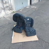 trittico per gemelli con baby pullman ovetti seggi