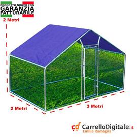 Gabbia per Polli 3x2m x 2mH-6mq - viola