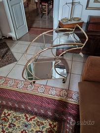 carrello vintage portabottiglie