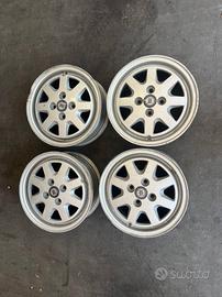 4 Cerchi Cromodora CD142 Lancia Beta / Delta 14" 