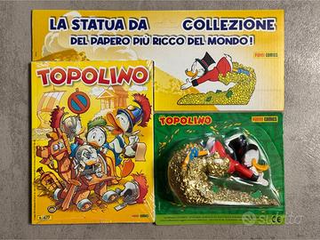 Topolino 3677 con Statuina Zio Paperone (RARO)