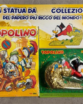 Topolino 3677 con Statuina Zio Paperone (RARO)