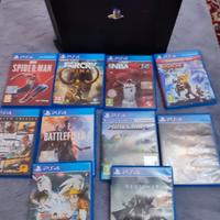  Ps4 pro con giochi