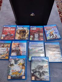  Ps4 pro con giochi