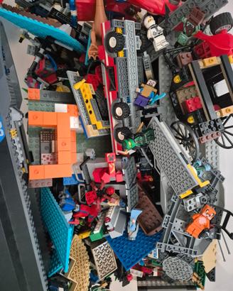 Lotto lego sfuso 7kg mattoncini e minifigure