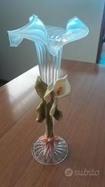 Vaso artistico in vetro