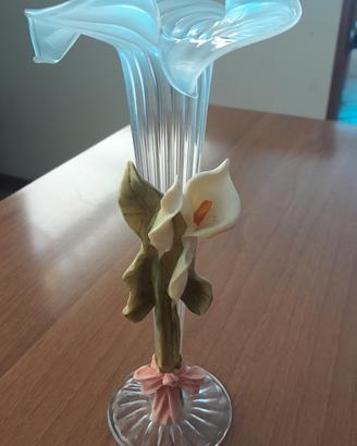 Vaso artistico in vetro