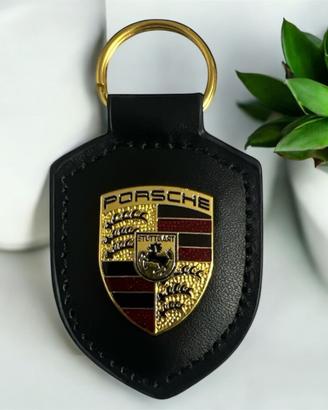 Portachiavi Porsche Black (nero) nuovo sigillato