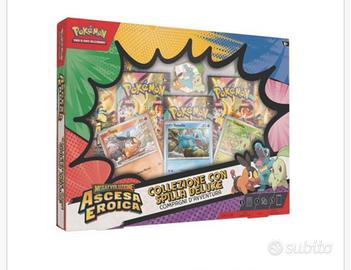 Pokemon Ascesa Eroica 5 bustine+3promo card+spilla