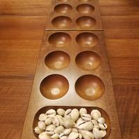 Awele, gioco da tavolo in legno massello