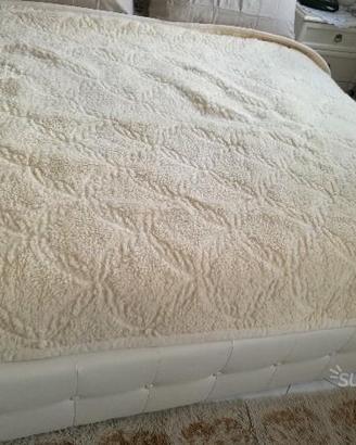Coperta letto di pura lana vergine merinos 100%