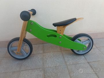 Bici e Triciclo in legno 2 in 1