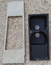 top con vasca e lavandino-cappa inox cucina vari