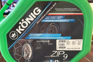 CATENA NEVE "KONING" Usate una volta.