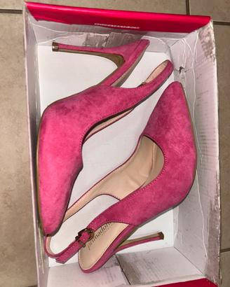 Décolleté fucsia T.38 con cintura