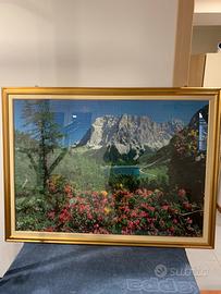 Quadro fatto con i puzzle 3000 pz cm 130 x 100