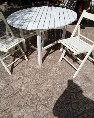 tavolo da giardino in legno richiudibilr