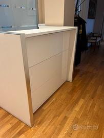 scrivania per reception, segreteria