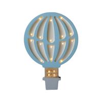 Two N Lampada Artigianale Legno Led Mongolfiera Az