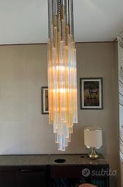 Venini lampadario vetro di Murano mod. trilobo