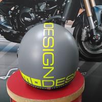 Momo Design Fighter Fluo matt grey yellow - fucsia