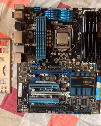 Blocco PC - Scheda Madre Asus + i7 2600K +32GB RAM