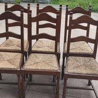sedie  in legno massello 
