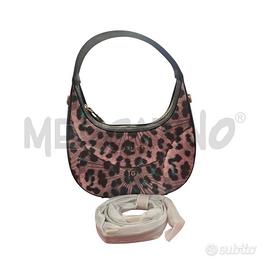 BORSA D GAELLE MACULATA NERO/ROSA