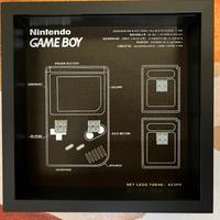 Display Case Vetrina for Game Boy Lego set 72046
