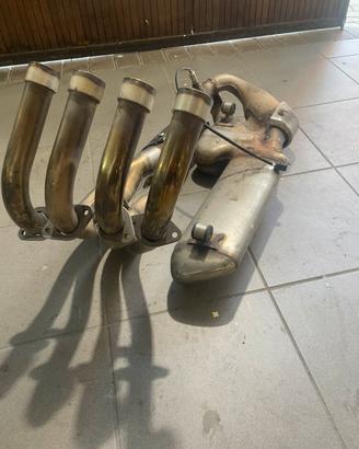 Scarico  honda hornet cb 600f dal 2007 al 2013