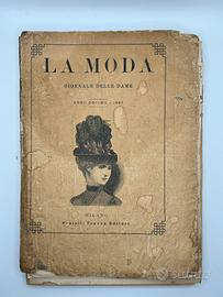 La Moda Giornale delle Dame 1887 Tavole e figurini