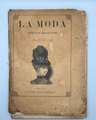 La Moda Giornale delle Dame 1887 Tavole e figurini