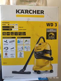 Bidone Aspiratutto Kärcher WD 3  - NUOVO MAI USATO