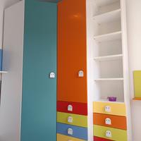 CABINA ARMADIO+ARMADIO+LIBRERIA+LETTO+MENSOLE