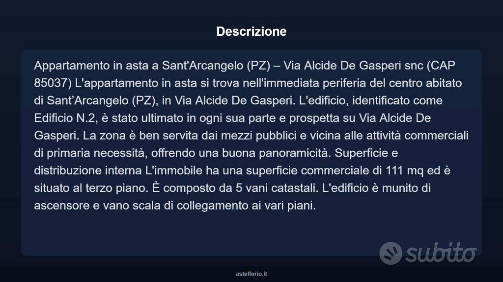 Appartamento – Sant'Arcangelo, Zona P.I.P., San Brancato - Vista 5