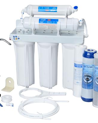 SISTEMA DEPURAZIONE ACQUA FILTRO 5 STADI CON SPILL